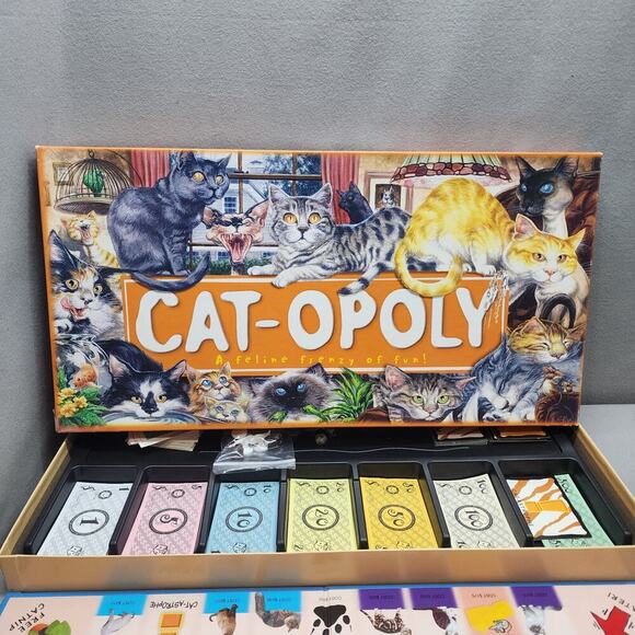 Cat-Opoly Board Game for Cat Lovers - Picture 1 of 6
